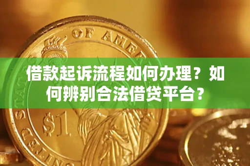 武汉借款起诉流程如何办理？如何辨别合法借贷平台？