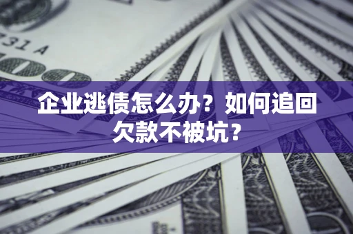 武汉企业逃债怎么办?如何追回欠款不被坑? 武汉企业逃债怎么办?如何追回欠款不被坑?