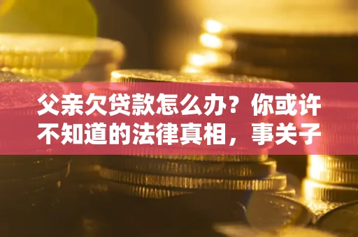 武汉父亲欠贷款怎么办?你或许不知道的法律真相,事关子女未来 武汉父亲欠贷款怎么办?你或许不知道的法律真相,事关子女未来
