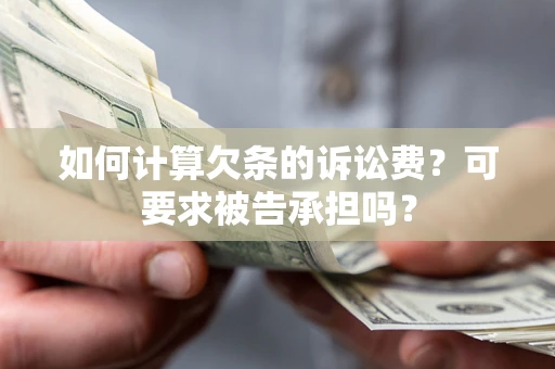 武汉如何计算欠条的诉讼费？可要求被告承担吗？