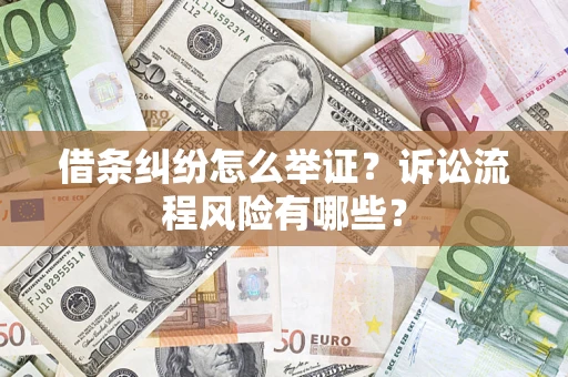 武汉借条纠纷怎么举证?诉讼流程风险有哪些? 武汉借条纠纷怎么举证?诉讼流程风险有哪些?