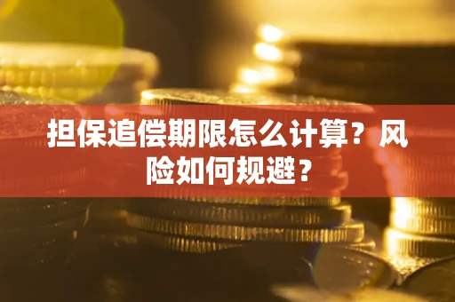 武汉担保追偿期限怎么计算?风险如何规避? 武汉担保追偿期限怎么计算?风险如何规避?