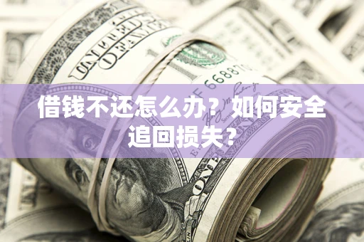 武汉借钱不还怎么办？如何安全追回损失？