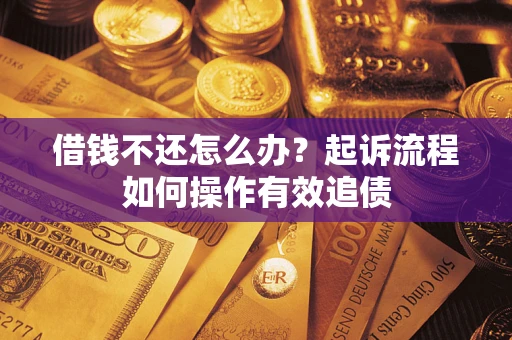 武汉借钱不还怎么办?起诉流程如何操作有效追债 武汉借钱不还怎么办?起诉流程如何操作有效追债