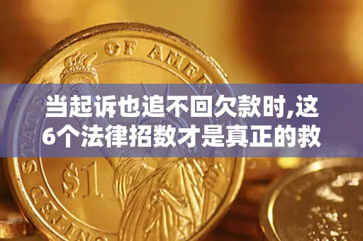 武汉当起诉也追不回欠款时,这6个法律招数才是真正的救命稻草 武汉当起诉也追不回欠款时,这6个法律招数才是真正的救命稻草